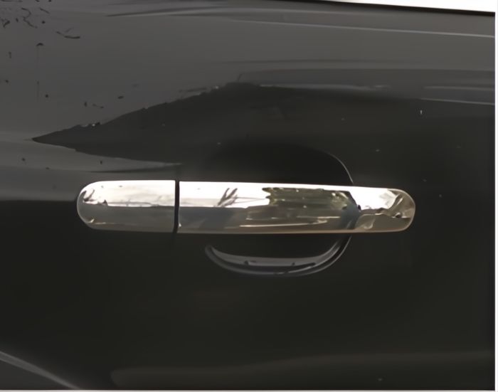 Накладки на ручки (4 шт., нерж.) С чипом, OmsaLine - Итальянская нержавейка для Ford Focus III 2011-2017 гг