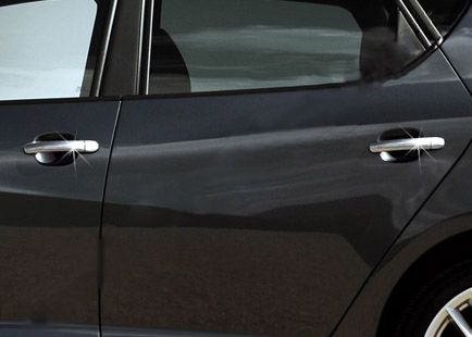 Накладки на ручки (4 шт, нерж) Carmos - Турецкая сталь для Seat Ibiza 2010-2017 гг