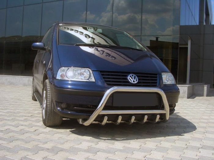 Кенгурятник WT003 (нерж) 60 мм для Volkswagen Sharan 1995-2010 гг