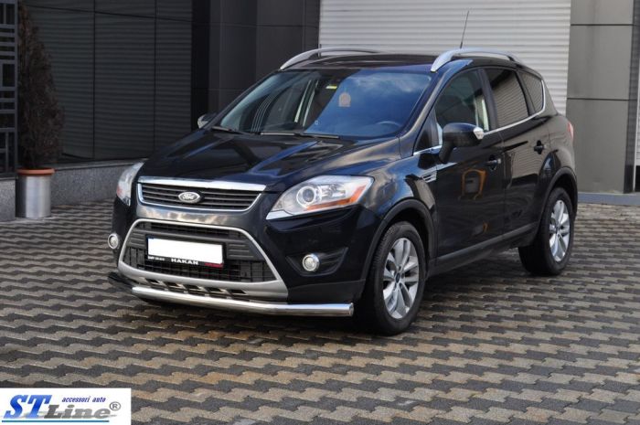 Передняя защита ST008 (нерж.) для Ford Kuga 2008-2013 гг