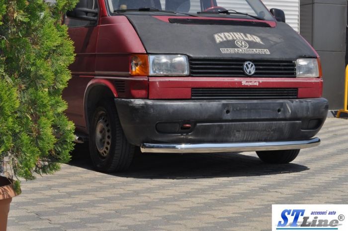 Нижняя одинарная губа ST008 (нерж) 51мм для Volkswagen T4 Transporter