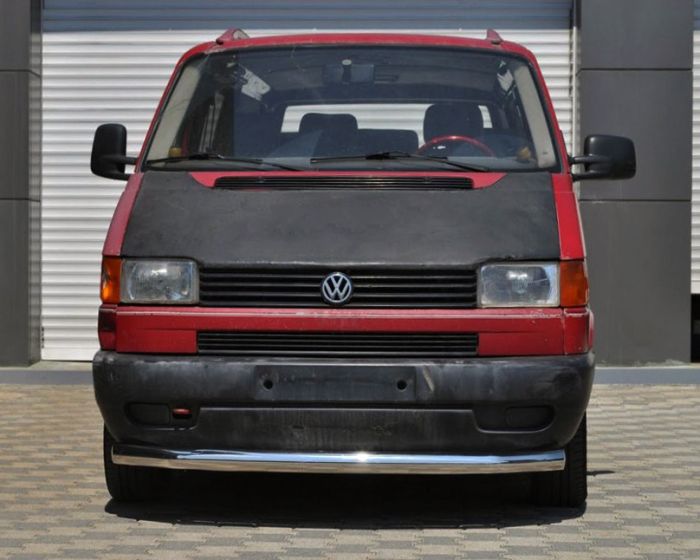 Нижняя одинарная губа ST008 (нерж) 51мм для Volkswagen T4 Transporter