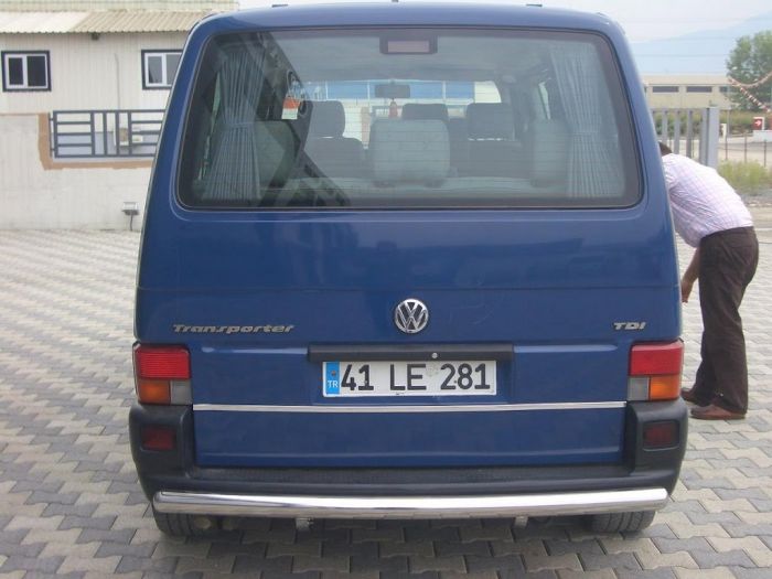 Задняя дуга AK002 (нерж) для Volkswagen T4 Caravelle/Multivan