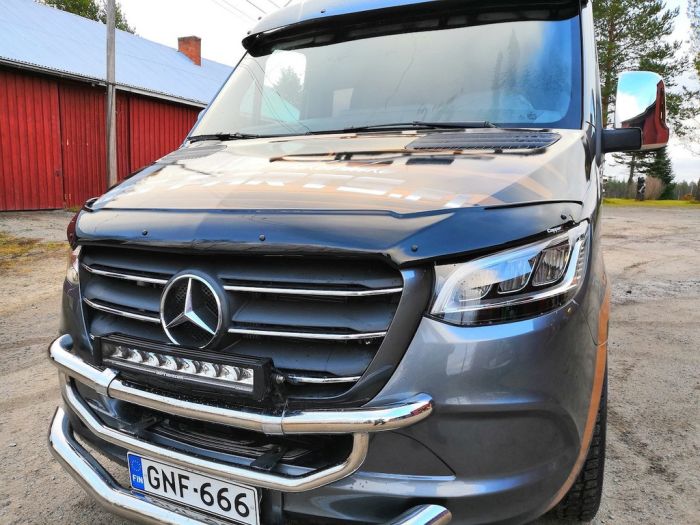 Дефлектор капота (EuroCap) для Mercedes Sprinter 2018-2024 гг