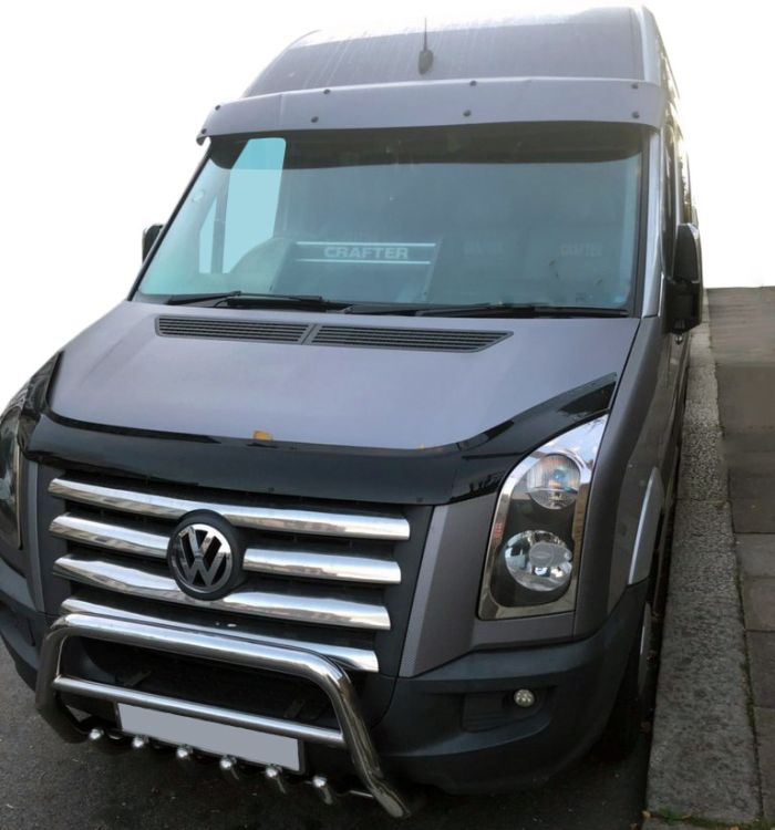 Кенгурятник WT004 (нерж) 51мм, без надписи для Volkswagen Crafter 2006-2017 гг