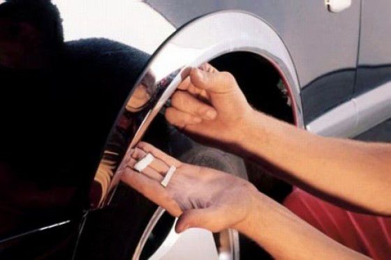 Накладки на арки (4 шт, нерж) 2 боковые двери, нержавейка для Citroen Berlingo 2008-2018 гг