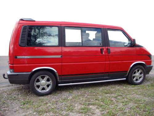 Накладки на арки (4 шт, нерж) для Volkswagen T4 Caravelle/Multivan