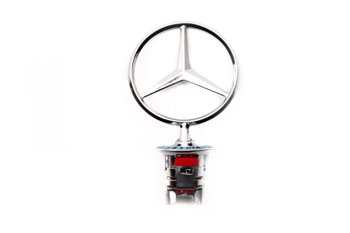Эмблема прицел (с надписью) для Mercedes E-сlass W212 2009-2016 гг