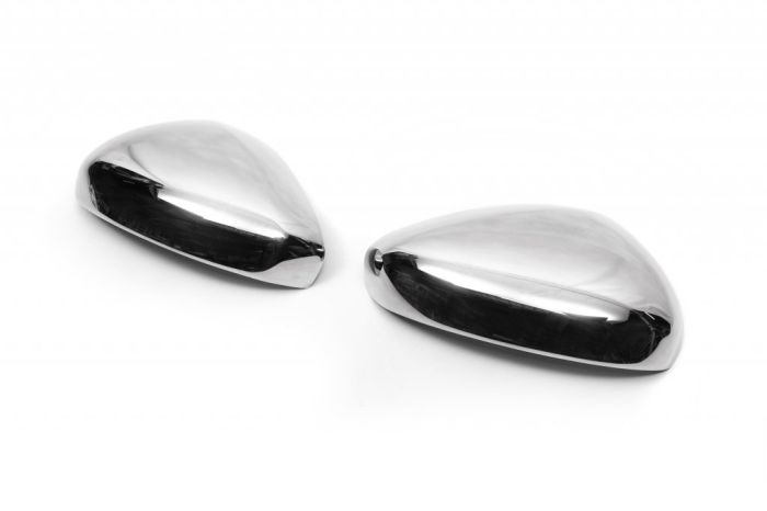 Накладки на зеркала (2 шт, нерж) для Peugeot RCZ 2010-2024 гг