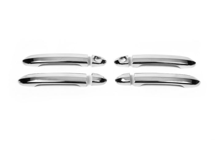 Накладки на ручки OmsaLine (нерж) 4 ручки (1 под ключ) для Volkswagen Crafter 2017-2024 гг