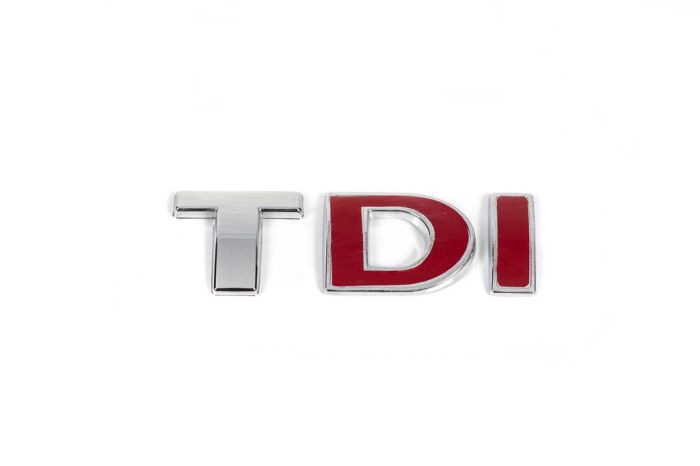 Надпись Tdi OEM, Красные DІ для Volkswagen Polo 2001-2009 гг