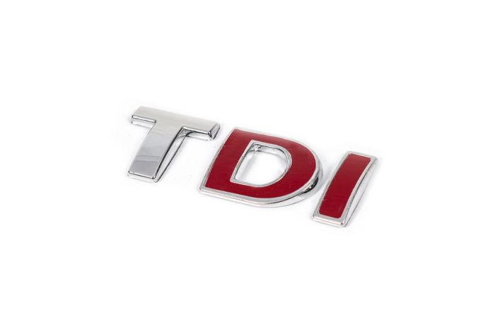 Надпись Tdi OEM, Красные DІ для Volkswagen Bora 1998-2004 гг