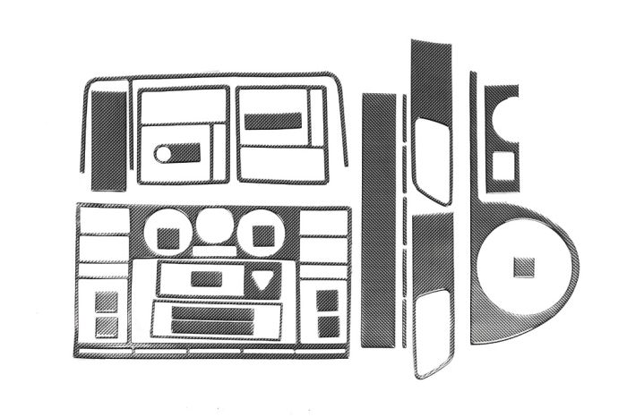 Накладки на торпеду (Турция) Карбон для Volkswagen T5 Transporter 2003-2010 гг