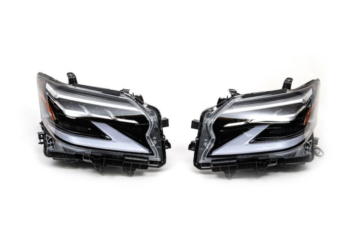 Передние фары в дизайне 2021-2023 годов (2 шт, FullLed) для Lexus GX460