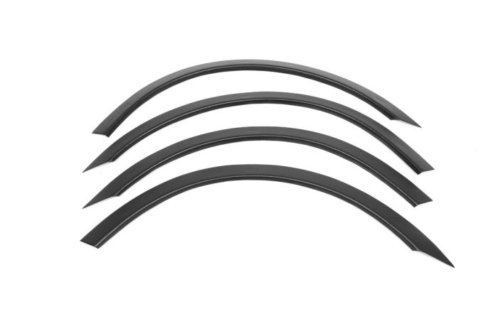 Накладки на арки (4 шт, черные) для Chevrolet Lanos