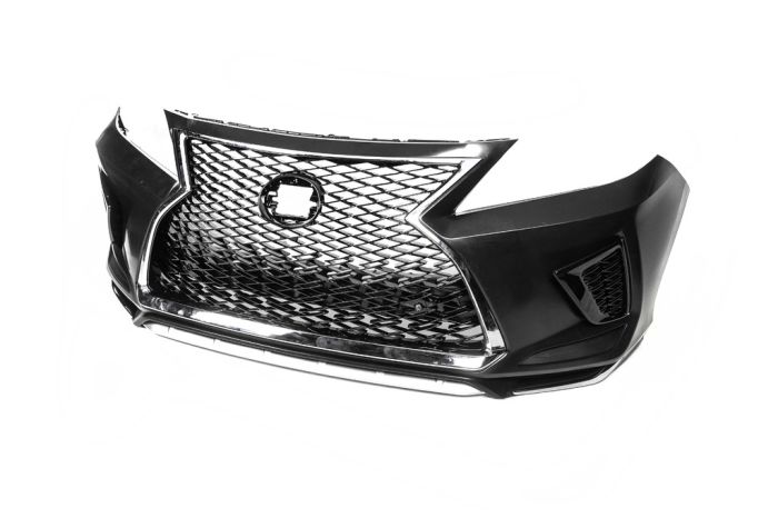 Передний бампер (дизайн F-Sport 2021) 2009-2015, с LED фарами (дизайн 2021) для Lexus RX