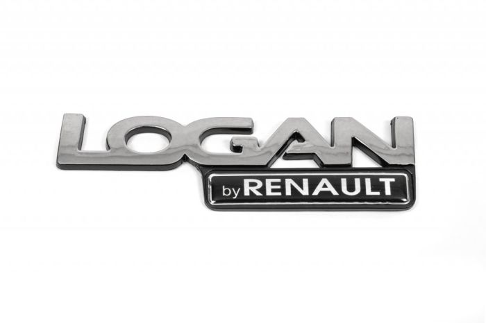 Надпись Logan by Renault (14,5см) для Renault Logan I 2005-2008 гг