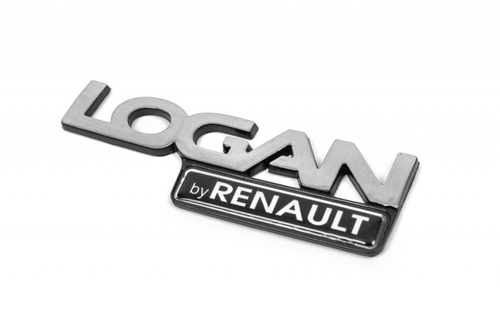 Надпись Logan by Renault (14,5см) для Renault Logan I 2005-2008 гг