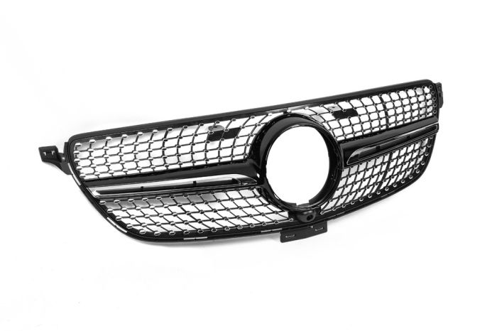 Тюнинг решетка радиатора (Diamond Black) Без камеры для Mercedes GLE coupe C292 2015-2019 гг