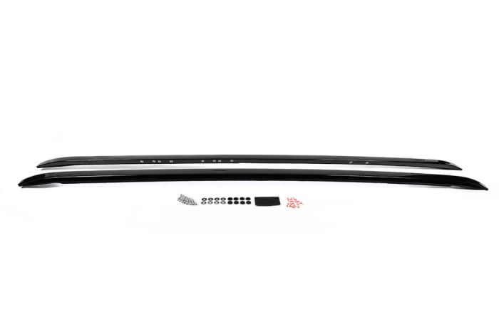 Рейлинги Черные (дизайн 2018, 2 шт) для Lexus LX570 / 450d
