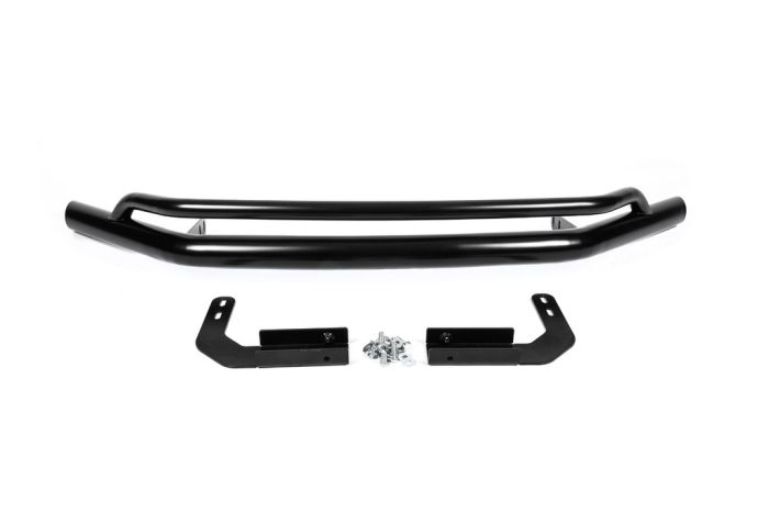 Передний ус двойной Vegas 76/42 2010-2016 (черный) для Volkswagen Amarok