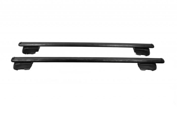 Перемычки на встроенные рейлинги под ключ Bold Bar V2 (2 шт) Черные для Suzuki Vitara 2015-2024 гг