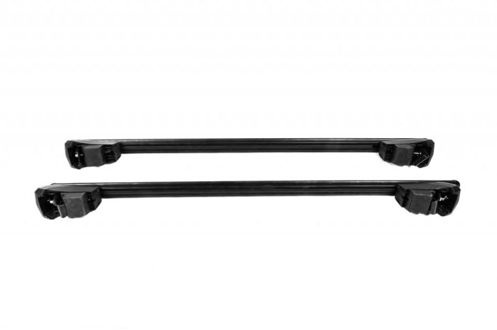 Перемычки на встроенные рейлинги под ключ Bold Bar V2 (2 шт) Черные для Kia Sportage 2015-2021 гг