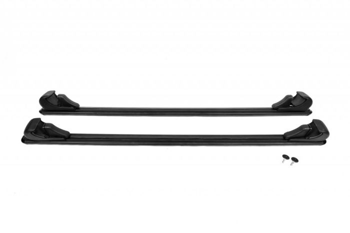 Перемычки на обычные рейлинги под ключ Bold Bar V1 (2 шт) Черные для Ford Ranger 2011-2024 гг
