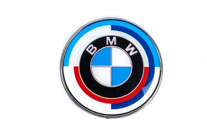 Юбилейная эмблема 82мм (задняя) для BMW 5 серия F-10/11/07 2010-2016 гг