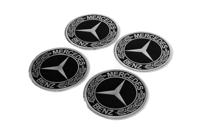 Наклейки на диски 90мм (4 шт) для Тюнинг Mercedes