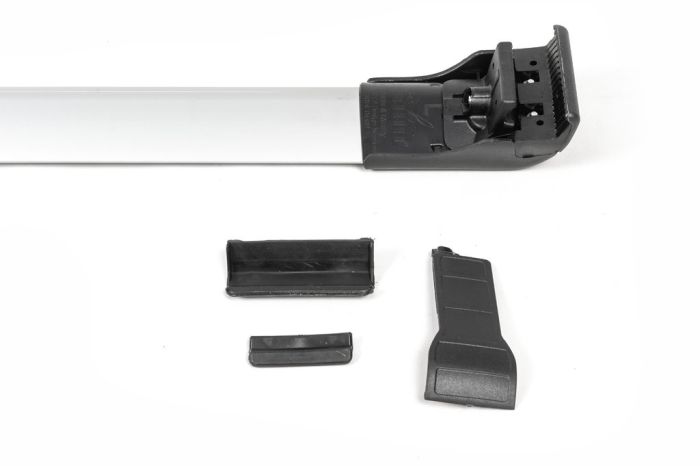 Поперечный багажник Wingbar V2 (2 шт, алюминий) Серый для Ауди Q3 2011-2019 гг