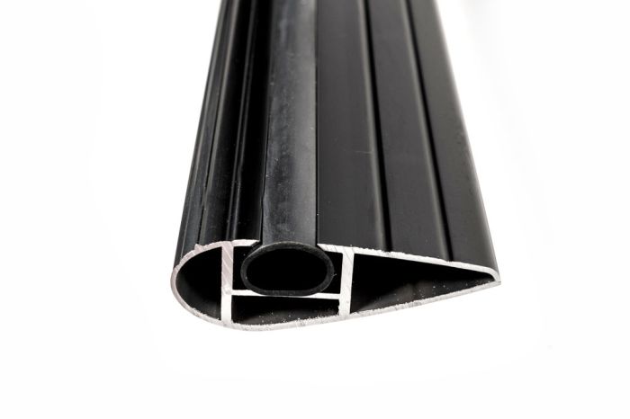 Поперечный багажник WingBar V2 (2 шт, алюминий) Черные для BMW X1 E-84 2009-2015 гг