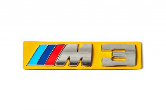 Эмблема M3 (120мм на 27мм) для BMW 3 серия F-30/31/34 2012-2019 гг