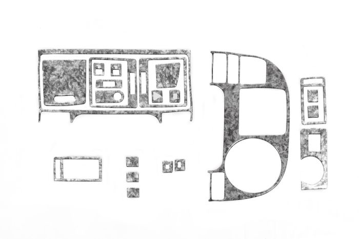 Накладки на панель Титан для Volkswagen T5 Multivan 2003-2010 гг