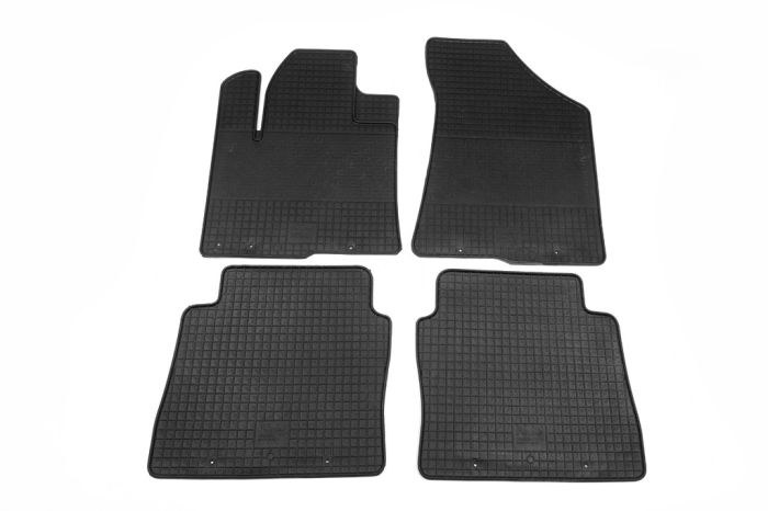 Резиновые коврики (4 шт, Polytep) для Hyundai Santa Fe 2 2006-2012 гг