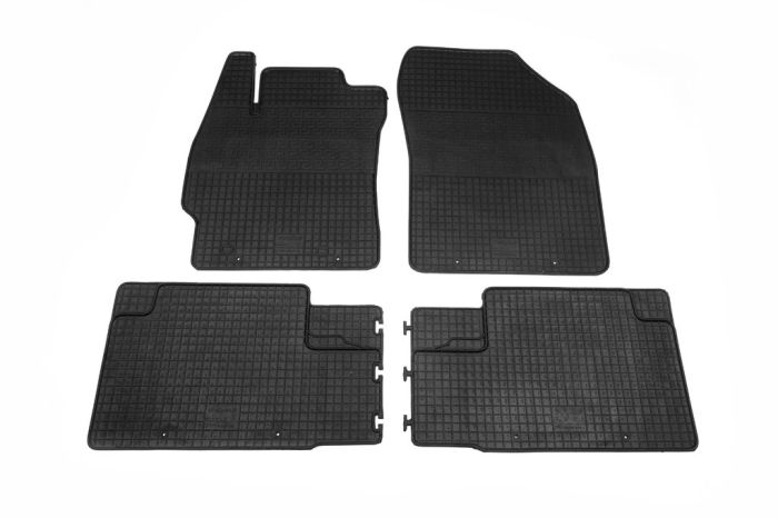 Резиновые коврики (4 шт, Polytep) для Toyota Corolla 2007-2013 гг