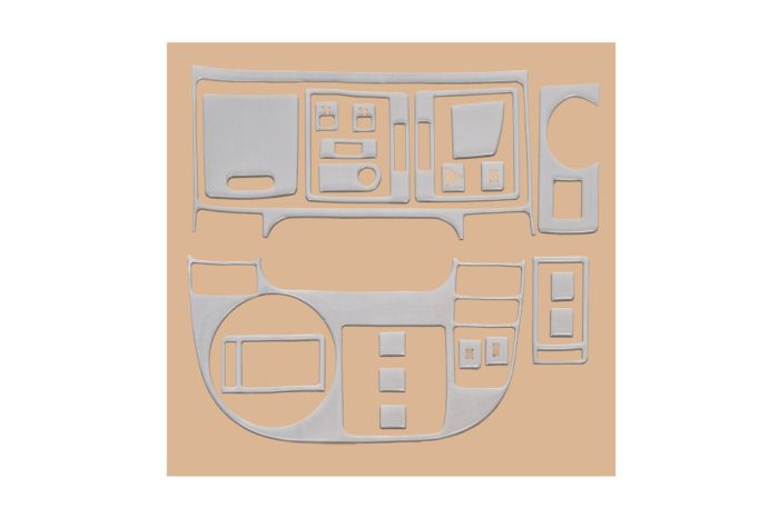 Накладки на панель Алюминий для Volkswagen T5 Multivan 2003-2010 гг