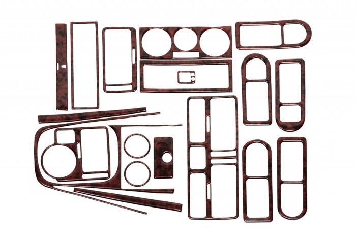 Тюнинг салона автомобиля Дерево для Volkswagen Bora 1998-2004 гг