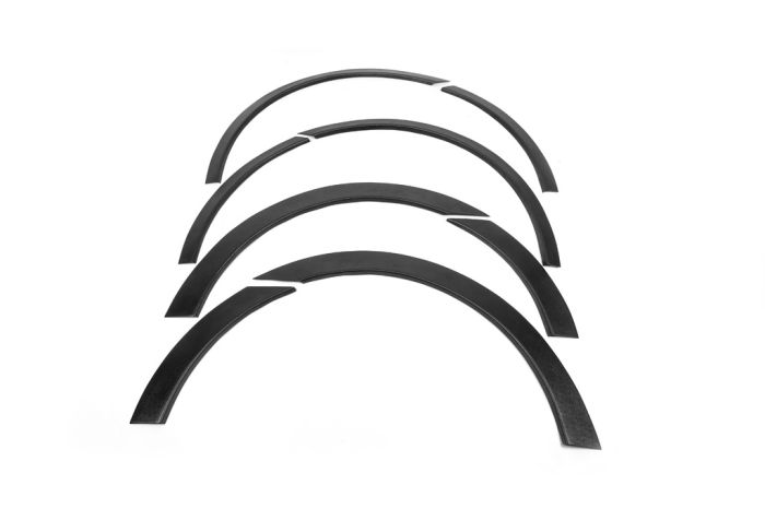 Накладки на арки (SW, 6 шт, черные, ABS-пластик) для Toyota Avensis 2009-2018 гг