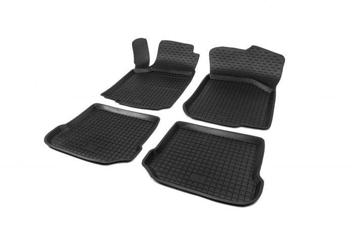 Резиновые коврики с бортом (4 шт, Polytep) для Volkswagen Tiguan 2007-2016 гг