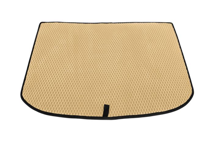 Коврик багажника (EVA, полиуретановый, Бежевый) для Kia Soul II 2013-2018 гг