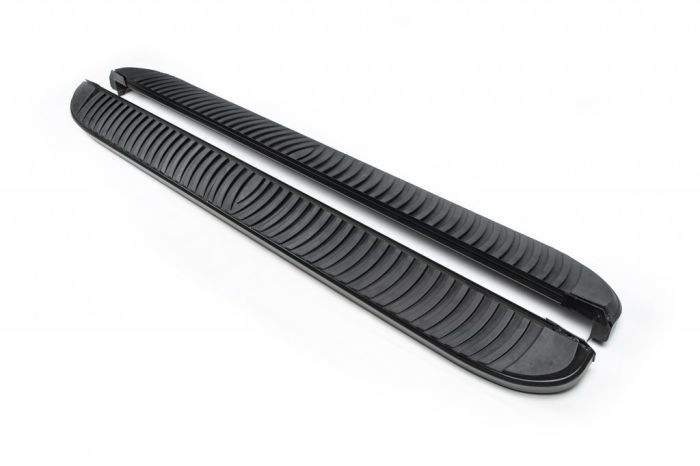 Боковые пороги Tayga Black (2 шт, алюминий) для Lexus RX 2009-2015 гг