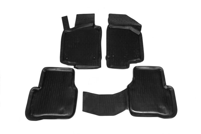 Резиновые коврики (4 шт, Niken 3D) для Volkswagen Passat СС 2008-2024 гг