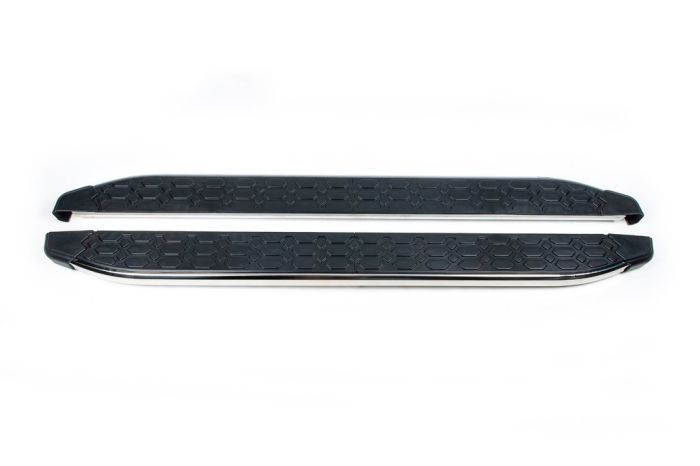 Боковые пороги BlackLine (2 шт, алюминий) для Peugeot 4007