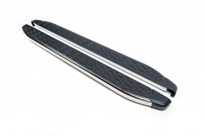 Боковые пороги BlackLine (2 шт, алюминий) для Chevrolet Trailblazer 2012-2024 гг