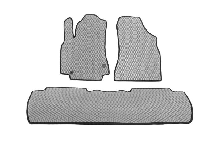 Коврики EVA (серые) Передние -2024 задние (3 шт) для Citroen Berlingo 2008-2018 гг