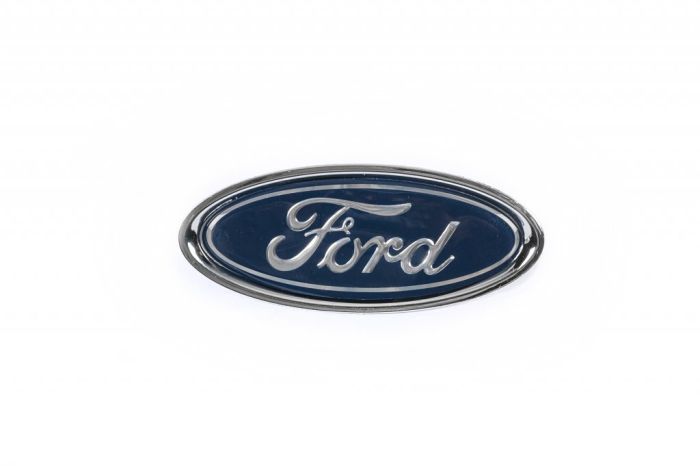 Эмблема передняя 2013-2017 112мм/47мм (на защелках-2024самоклейка) для Ford Fiesta