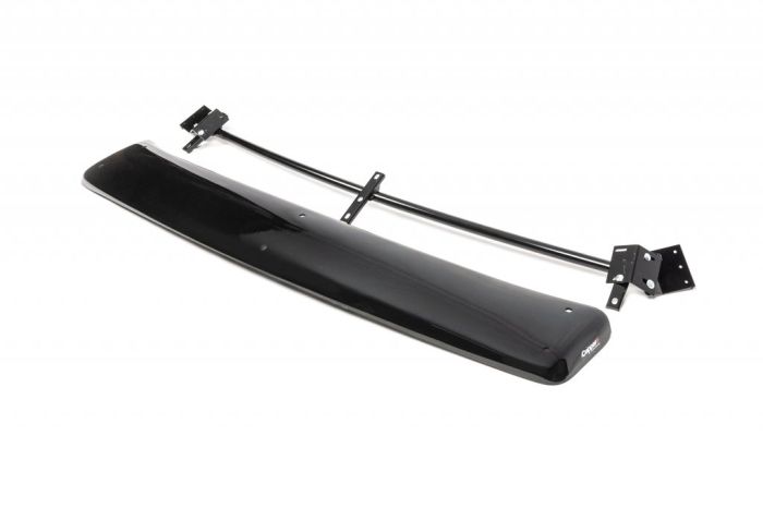 Козырек на лобовое стекло (черный глянец, 5мм) для Peugeot Bipper 2008-2024 гг