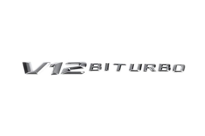Надпись V12 Biturbo (хром) для Mercedes Viano 2004-2015 гг