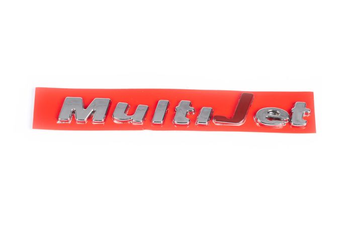 Значек Multijet (самоклейка) 135мм для Fiat Idea 2003 -2024